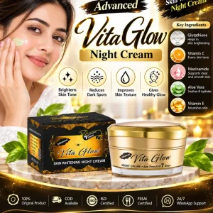 Advanced vita glow glutathione skin whitening night cream
