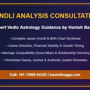 Kundli analysis consultation - vedic astrology guidance