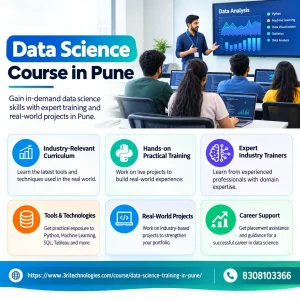 Practical learning at a data science course in pune with handso