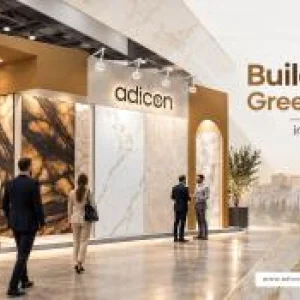 Large format porcelain slabs at build expo greece