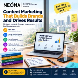 Content marketing agency in ahmedabad helping businesses