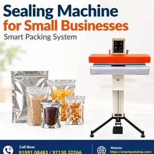 Sealing machine for small businesses smart packing system
