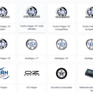 Porsche rder and rad upgrades