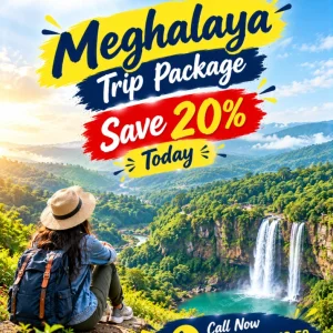 Meghalaya trip package save 20 today 91 9090484850