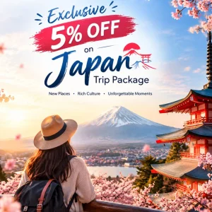 Exclusive 5 off japan trip package 91 9090484850
