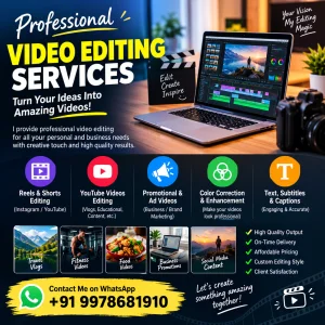 Video editing service