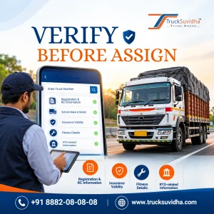 Truck verification service for transporters trucksuvidha