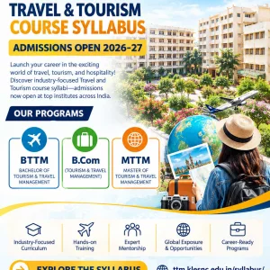 Kle snc ttm college travel and tourism course syllabus