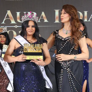 Shelly kaur 3rd runnerup mrs g1 dream aura india 2026