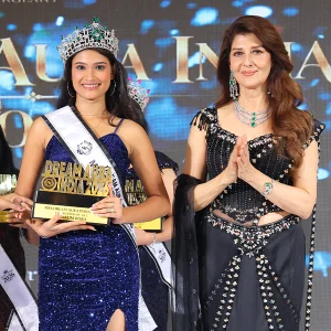 Kum kum bora 1st runnerup mrs g1 dream aura india 2026