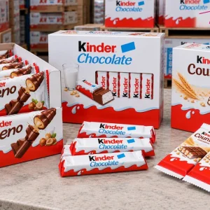 Kinder chocolate export orders with shelf life checks