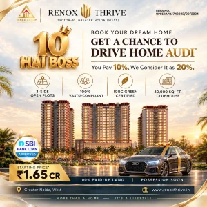 Renox thrive noida extension premium 3 bhk homes