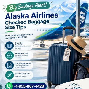 Alaska airlines checked baggage size