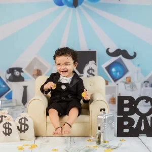 Kids birthday photoshoot by cradle studio