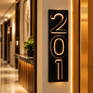 3d letter signage in uae materials finishes and applications