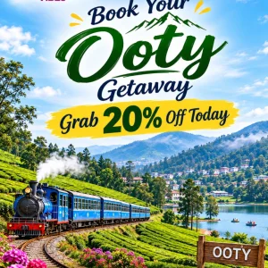 Book your ooty getaway grab 20 off today 91 9090484850
