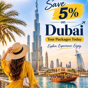 Save 5 on dubai tour packages today 91 9090484850